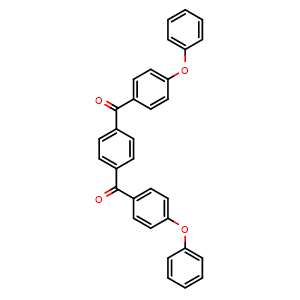 Chemical structure of 1,4-Bis(4-phenoxybenzoyl)benzene , CAS 54299-17-1, AChemBlock AD259488