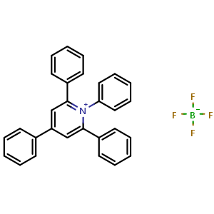 Chemical structure of 1,2,4,6-Tetraphenylpyridinium tetrafluoroborate , CAS 59834-94-5, AChemBlock AD259544