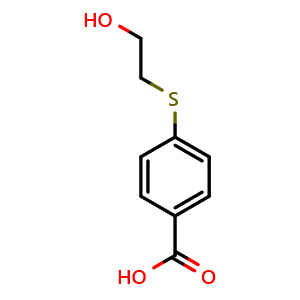 4-[(2-hydroxyethyl)thio]benzoic acid