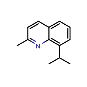Chemical structure of 8-Isopropyl-2-methylquinoline , CAS 72804-94-5, AChemBlock AD259668