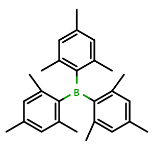 Chemical structure of Trimesitylborane , CAS 7297-95-2, AChemBlock AD259669