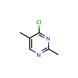 Chemical structure of 4-Chloro-2,5-dimethylpyrimidine , CAS 75712-74-2, AChemBlock AD259697