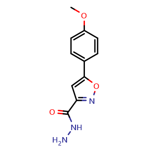 5-(4-methoxyphenyl)isoxazole-3-carbohydrazide