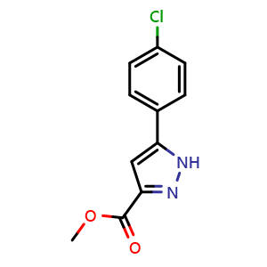 methyl 5-(4-chlorophenyl)-1H-pyrazole-3-carboxylate