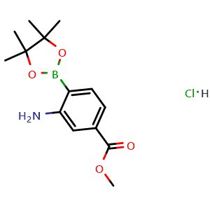 Methyl 3-amino-4-(4,4,5,5-tetramethyl-1,3,2-dioxaborolan-2-yl)benzoate hydrochloride