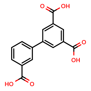 Chemical structure of [1,1'-Biphenyl]-3,3',5-tricarboxylic acid , CAS 863495-62-9, AChemBlock AD259786