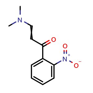 Chemical structure of 3-(Dimethylamino)-1-(2-nitrophenyl)prop-2-en-1-one , CAS 87488-61-7, AChemBlock AD259799