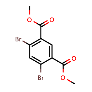 Chemical structure of 1,3-Benzenedicarboxylic acid, 4,6-dibromo-, 1,3-dimethyl ester , CAS 90766-77-1, AChemBlock AD259847