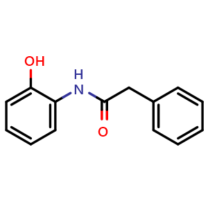 Chemical structure of N-(2-Hydroxyphenyl)-2-phenylacetamide , CAS 95384-58-0, AChemBlock AD259916