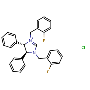 (4S,5S)-1,3-Bis(2-fluorobenzyl)-4,5-diphenyl-4,5-dihydro-1H-imidazol-3-iumchloride