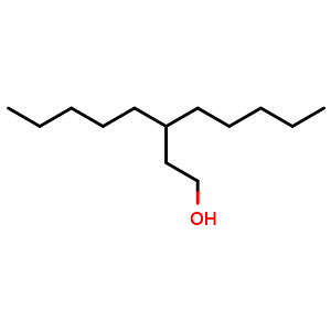 Chemical structure of 3-Pentyloctan-1-ol , CAS 1443519-63-8, AChemBlock AD260011