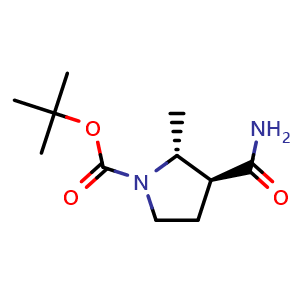 (2R,3S)-1-Boc-2-methylpyrrolidine-3-carboxamide
