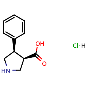(3R,4R)-4-Phenylpyrrolidine-3-carboxylic Acid Hydrochloride
