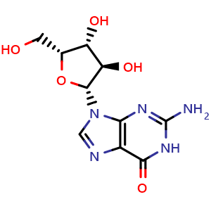 2-Amino-9-((2R,3R,4R,5R)-3,4-dihydroxy-5-(hydroxymethyl)tetrahydrofuran-2-yl)-1H-purin-6(9H)-one