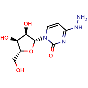 Chemical structure of N4-Aminocytidine , CAS 57294-74-3, AChemBlock AD260266