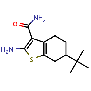 2-Amino-6-tert-butyl-4,5,6,7-tetrahydro-1-benzothiophene-3-carboxamide
