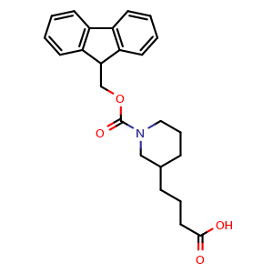 4-(1-(((9H-Fluoren-9-yl)methoxy)carbonyl)piperidin-3-yl)butanoic acid