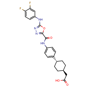 Chemical structure of AZD3988 , CAS 892489-52-0, AChemBlock AD260309