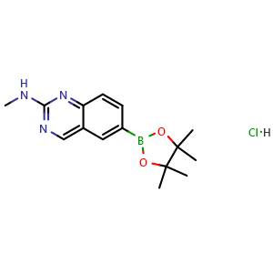 N-Methyl-6-(4,4,5,5-tetramethyl-1,3,2-dioxaborolan-2-yl)quinazolin-2-amine hydrochloride