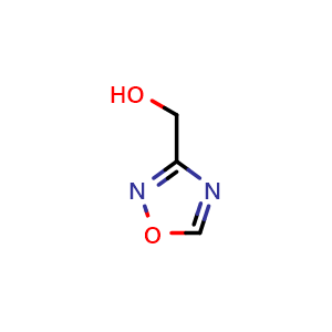 Chemical structure of (1,2,4-Oxadiazol-3-yl)methanol , CAS 1154990-12-1, AChemBlock AD260417