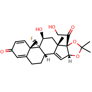 Chemical structure of Triamcinolone Acetonide Impurity , CAS 1260149-96-9, AChemBlock AD260490