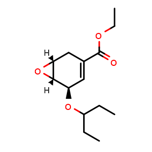 Chemical structure of Oseltamivir Impurity , CAS 1266663-89-1, AChemBlock AD260495