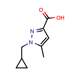 1-(Cyclopropylmethyl)-5-methyl-1H-pyrazole-3-carboxylic acid