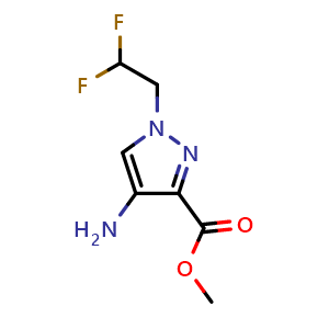 Methyl 4-amino-1-(2,2-difluoroethyl)-1H-pyrazole-3-carboxylate