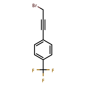 1-(3-Bromoprop-1-yn-1-yl)-4-(trifluoromethyl)benzene