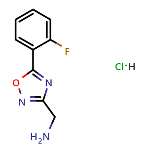 (5-(2-Fluorophenyl)-1,2,4-oxadiazol-3-yl)methanamine hydrochloride