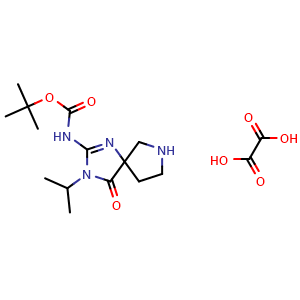 tert-Butyl (3-isopropyl-4-oxo-1,3,7-triazaspiro[4.4]non-1-en-2-yl)carbamate oxalate