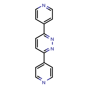 Chemical structure of 3,6-Di(pyridin-4-yl)pyridazine , CAS 204254-06-8, AChemBlock AD260746