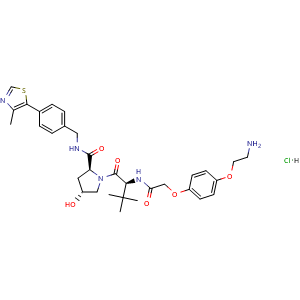 (S,R,S)-AHPC-O-Ph-PEG1-NH2 hydrochloride
