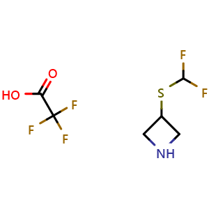3-((Difluoromethyl)thio)azetidine 2,2,2-trifluoroacetate