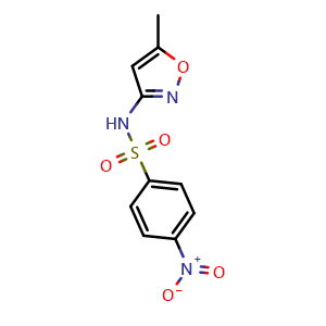 Chemical structure of 4-Nitro-sulfamethoxazole , CAS 29699-89-6, AChemBlock AD260866