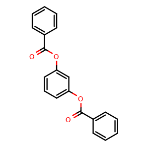 Chemical structure of 1,3-Phenylene dibenzoate , CAS 94-01-9, AChemBlock AD260903