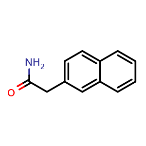 Chemical structure of 2-(Naphthalen-2-yl)acetamide , CAS 36660-46-5, AChemBlock AD260913
