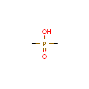 Chemical structure of Dimethylphosphinic Acid , CAS 3283-12-3, AChemBlock AD260963