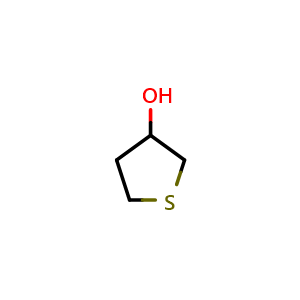 Chemical structure of Thiolan-3-ol , CAS 3334-05-2, AChemBlock AD260971