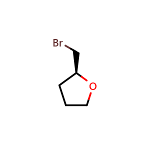 Chemical structure of (S)-2-(Bromomethyl)tetrahydrofuran , CAS 57203-03-9, AChemBlock AD260996