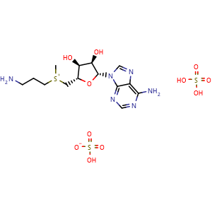 Chemical structure of S-Adenosylmethioninamine(sulfate) , CAS 67380-81-8, AChemBlock AD261035