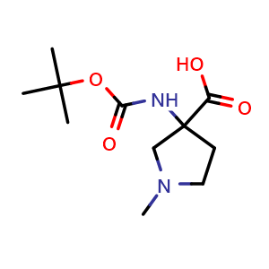 3-{[(tert-Butoxy)carbonyl]amino}-1-methylpyrrolidine-3-carboxylic acid