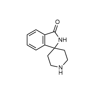 Chemical structure of Spiro[isoindoline-1,4'-piperidin]-3-one , CAS 788812-21-5, AChemBlock AD261166