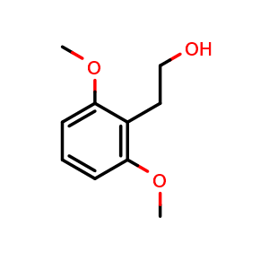 Chemical structure of 2,6-Dimethoxybenzeneethanol , CAS 14534-76-0, AChemBlock AD261196