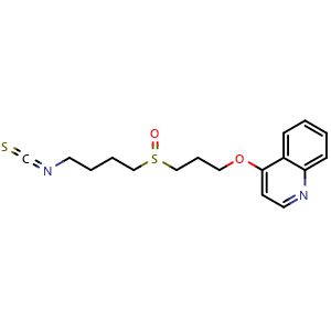 4-(3-((4-Isothiocyanatobutyl)sulfinyl)propoxy)quinoline