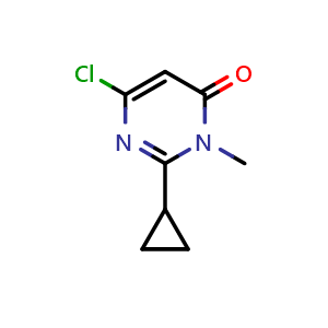 6-Chloro-2-cyclopropyl-3-methyl-3,4-dihydropyrimidin-4-one