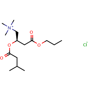 (R)-N,N,N-trimethyl-2-((3-methylbutanoyl)oxy)-4-oxo-4-propoxybutan-1-aminium chloride