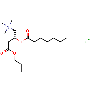 (R)-2-(heptanoyloxy)-N,N,N-trimethyl-4-oxo-4-propoxybutan-1-aminium chloride