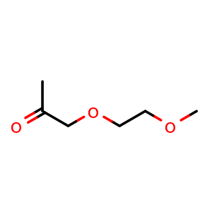 Chemical structure of 1-(2-Methoxyethoxy)-2-propanone , CAS 88986-89-4, AChemBlock AD261373