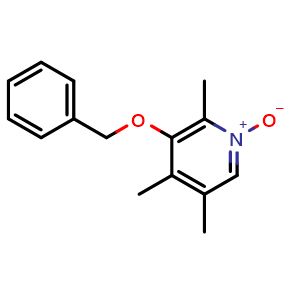 Chemical structure of 3-(Benzyloxy)-2,4,5-trimethylpyridine 1-oxide , CAS 1616249-44-5, AChemBlock AD261517
